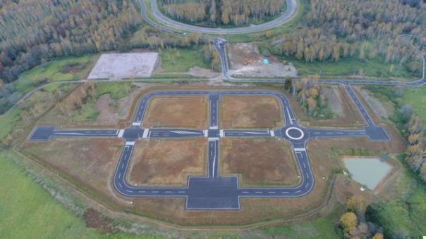 Testareal für Stadtverkehr auf dem Subaru-Erprobungsgelände im japanischen Hokkaido.  Foto: Auto-Medienportal.Net/Subaru